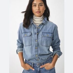 LL.Bean Heritage Washed Denim Button Down Shirt